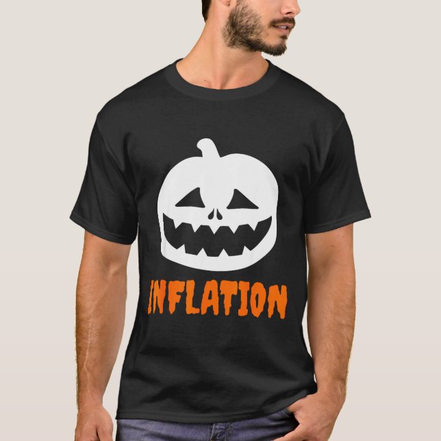 T-shirt Funny Inflation Halloween Costume Couple Matching  (Devant)