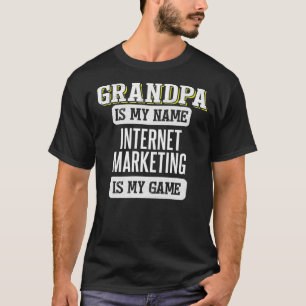 T-shirt Funny Internet Marketing Venin pour Grandpa Father