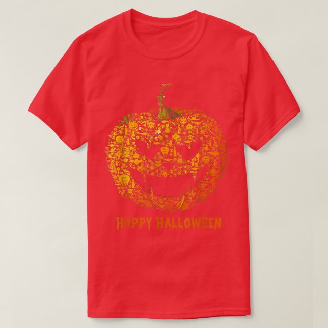 T-shirt Funny JackOLantern Citrouille d'Halloween, Citroui (Design devant)