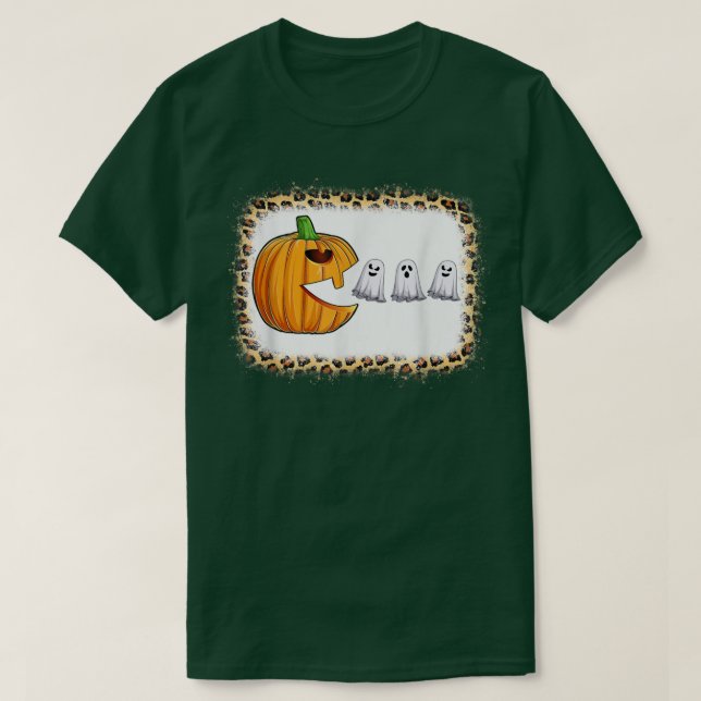 T-shirt Funny Jackolantern Pumpkin With Ghosts Halloween C (Design devant)