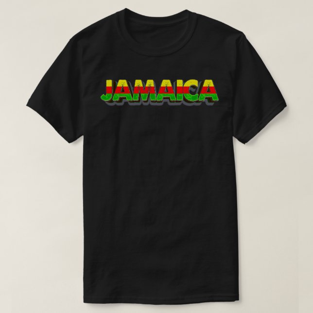 T-shirt Funny Jamaica Flag Palm Summer Vacation dad of the (Design devant)