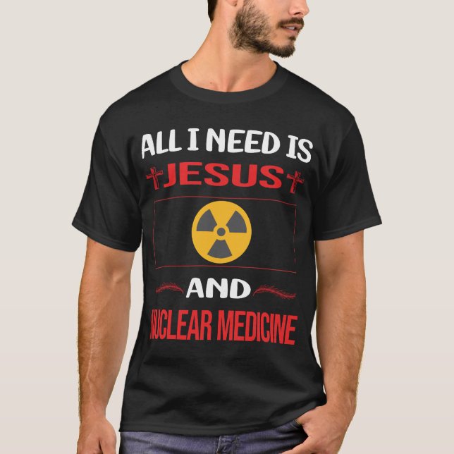 T-shirt Funny Jesus Médecine nucléaire (Devant)