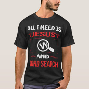 T-shirt Funny Jesus Word Search