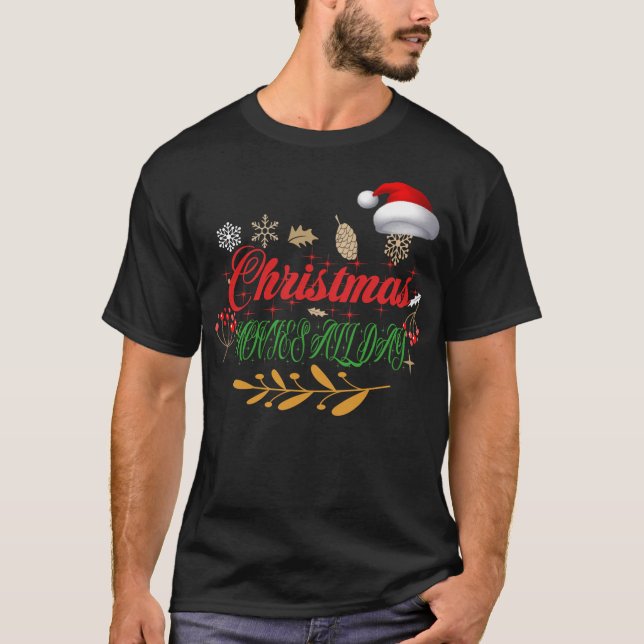 T-shirt Funny Joyeux Noël (Devant)