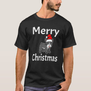 T-shirt Funny Joyeux Noël Français Bulldog Amoureux des ch
