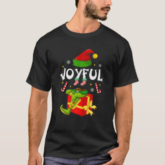 T-shirt Funny Joyful Elf Famille de Noël Correspondant Pyj