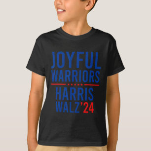 T-shirt Funny Joyful Warriors Kamala Harris Waltz 2024