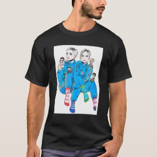 T-shirt Funny Jumpsuits Design Vintage Rock Band Love Musi