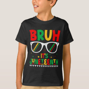 T-shirt Funny JunetDix Garçons Filles Enfants Bruh C'est J