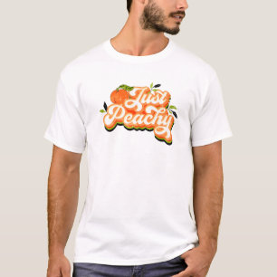 T-shirt Funny Just Peachy Retro Les années 70 Géorgie Pass