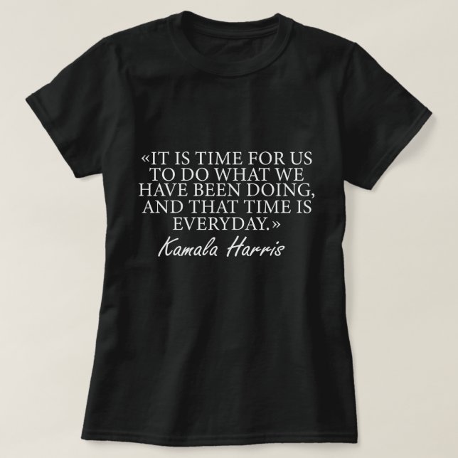 T-shirt Funny Kamala Harris Citer le temps républicain est (Design devant)