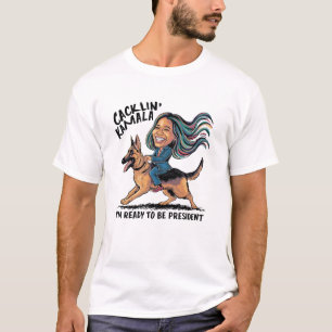 T-shirt Funny Kamala Harris Riding Allemand Berger Chien