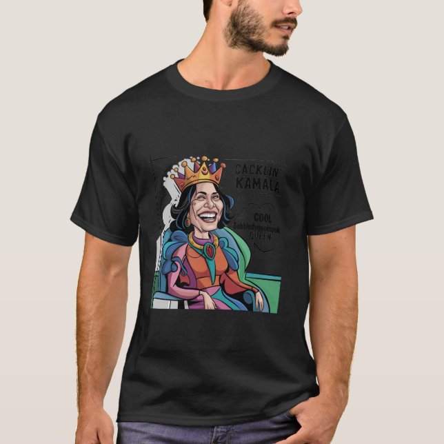 T-shirt Funny Kamala Harris Rire Mot Salade Discours T S (Devant)