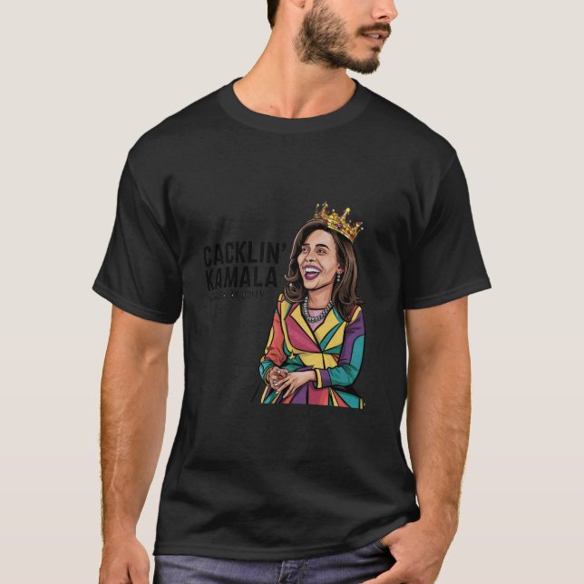 T-shirt Funny Kamala Harris Rire Mot Salade Reine T Sh (Devant)