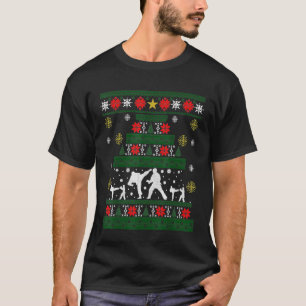 T-shirt Funny Karate cadeau de Noël laide Xmas Sweater T-S
