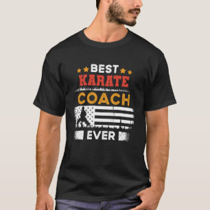 T-shirt Funny Karate Coach Cadeau Meilleur entraîneur de 