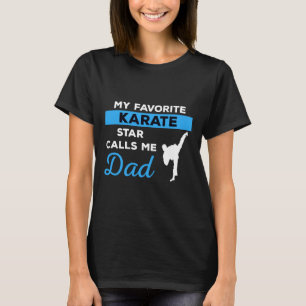 T-shirt Funny Karate Papa Martial Arts Combattez Chemise C