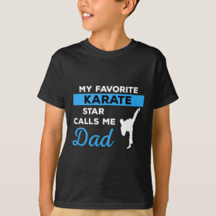 T-shirt Funny Karate Papa Martial Arts Combattez Chemise C