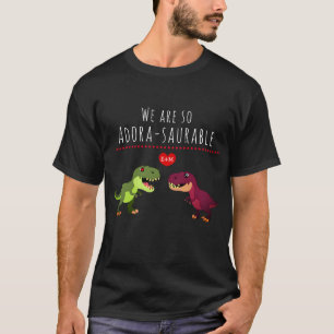 T-shirt Funny Kawaii Dinosaur Pun nouveau couple marié