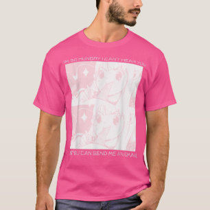 T-shirt Funny Kawaii Japonais Anime Girl Ramen Y2K Aesthet