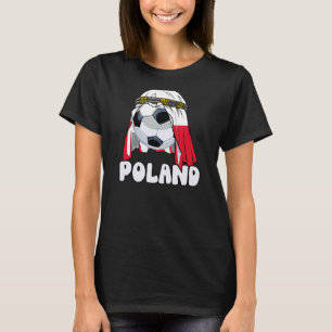 T-shirt Funny Keffiyeh Ball Pologne Fans de football Cadea