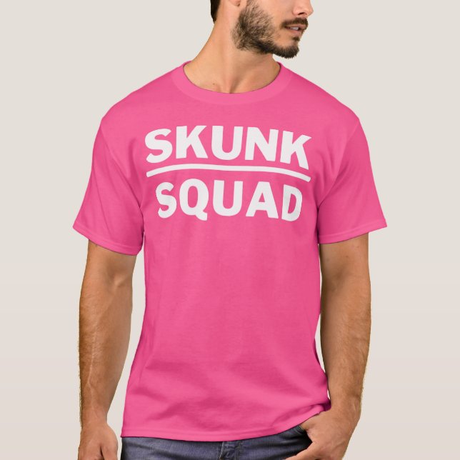 T-shirt Funny Kid Skunk Squad (Devant)