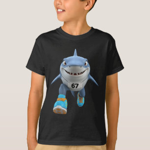 T-shirt Funny Kids 67 Mème Tralalero Tralala Runner Italia