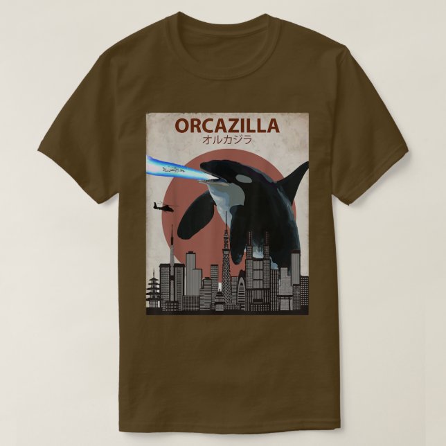 T-shirt Funny Killer Whale Orca Lovers Gift  (Design devant)