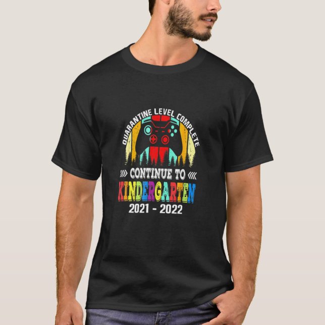 T-shirt Funny Kindergarten Team First Day Of School 2021 - (Devant)