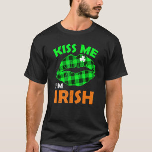 T-shirt Funny Kiss Me I M Irish St Patrick Day 2022 Men W