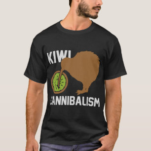 T-shirt Funny Kiwi Cannibalisme Oiseau Cannibaliste Oiseau