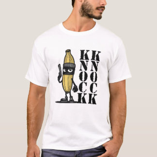 T-shirt Funny Knock Frappe Blague Banana