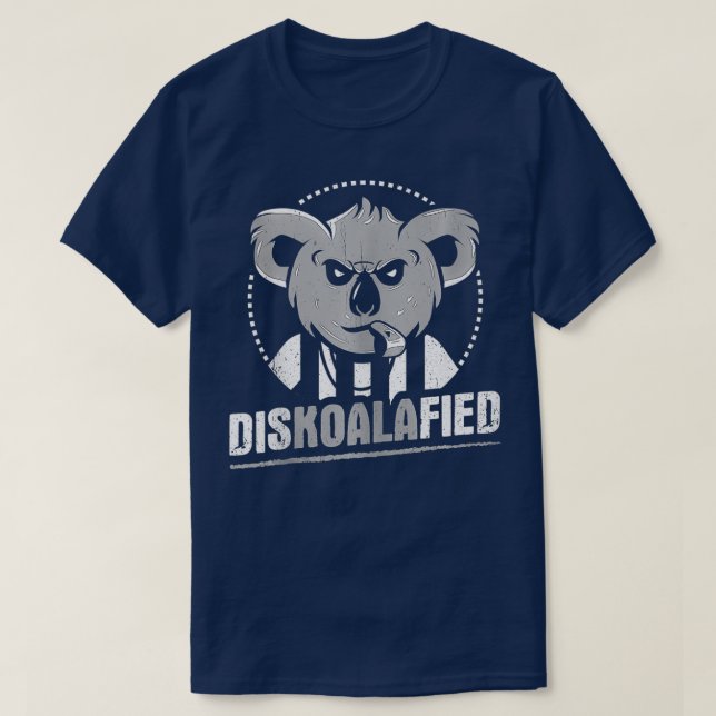 T-shirt Funny Koala Referee Design Diskoalafied Play on Wo (Design devant)