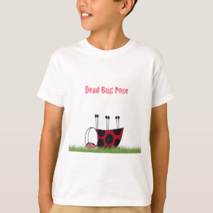 T-shirt Funny Ladybug Dead Bug Yoga Pose