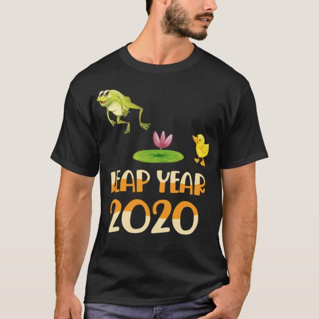 T-shirt Funny Lake Animaux 29 février 2020 Leap canine (Devant)