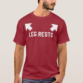 T-shirt Funny Leg Rests Papa Joke Cadeau