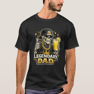 T-shirt Funny Legendary Dad Lemonade Cool Skeleton 