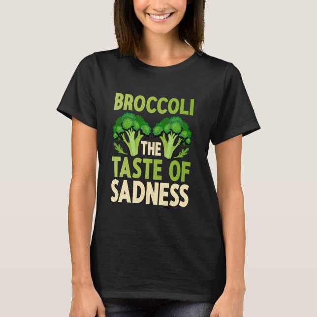 T-shirt Funny Légumes de chapeau Brocolli (Devant)