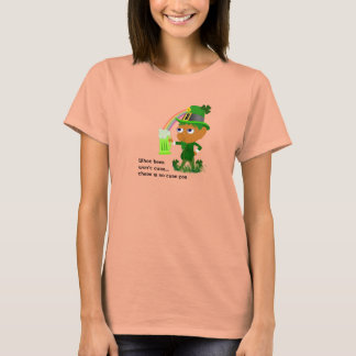 T-shirt Funny Leprechaun Beer Shirt