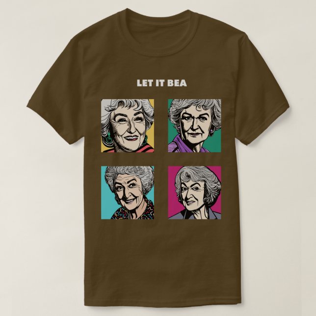 T-shirt Funny Let It Bea toon Album Parodie (Design devant)