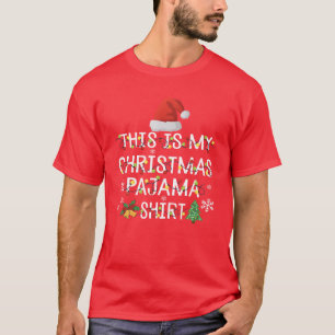 T-shirt Funny Lights Christmas Pajama Family Matching Pj T