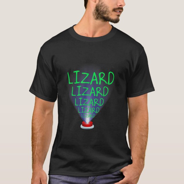 T-shirt Funny Lizard Trending Meme (Devant)