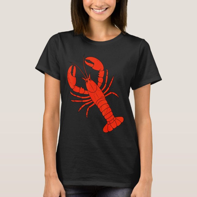 T-shirt Funny Lobster Design For Men Women Kids Animal Lob (Devant)