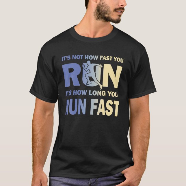 T-shirt Funny Long Distance Runner XC Coach Cross Country (Devant)