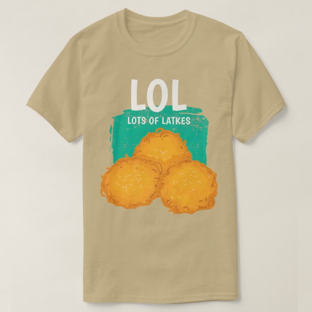 T-shirt Funny Lots Of Latkes Traditional Jewish Hanukkah  (Design devant)
