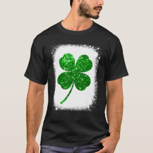 T-shirt Funny Lucky Green Shamrock Leaf irlandais Saint Pa