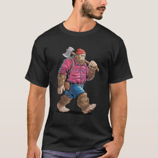T-shirt Funny Lumberjack Art pour hommes femmes arbre coup