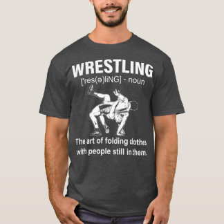 T-shirt Funny Lutte Définition Lutte sportive