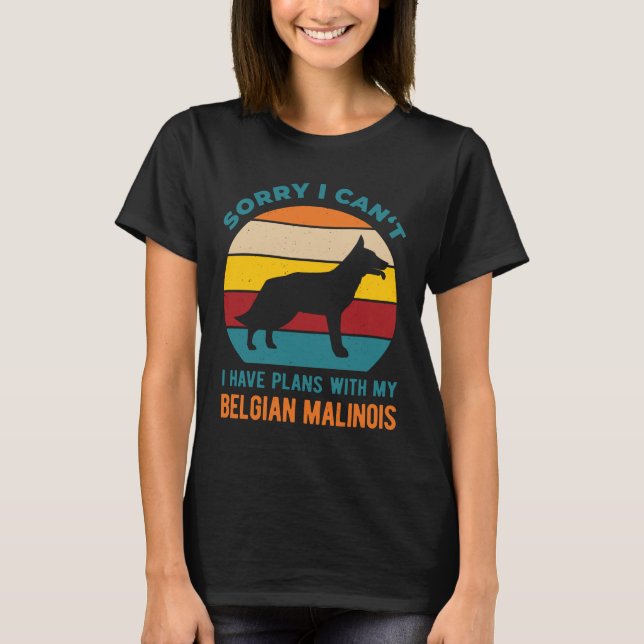 T-shirt Funny Malinois belge (Devant)