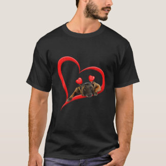 T-shirt Funny Malinois Chien Valentine Pet Amoureux des ch